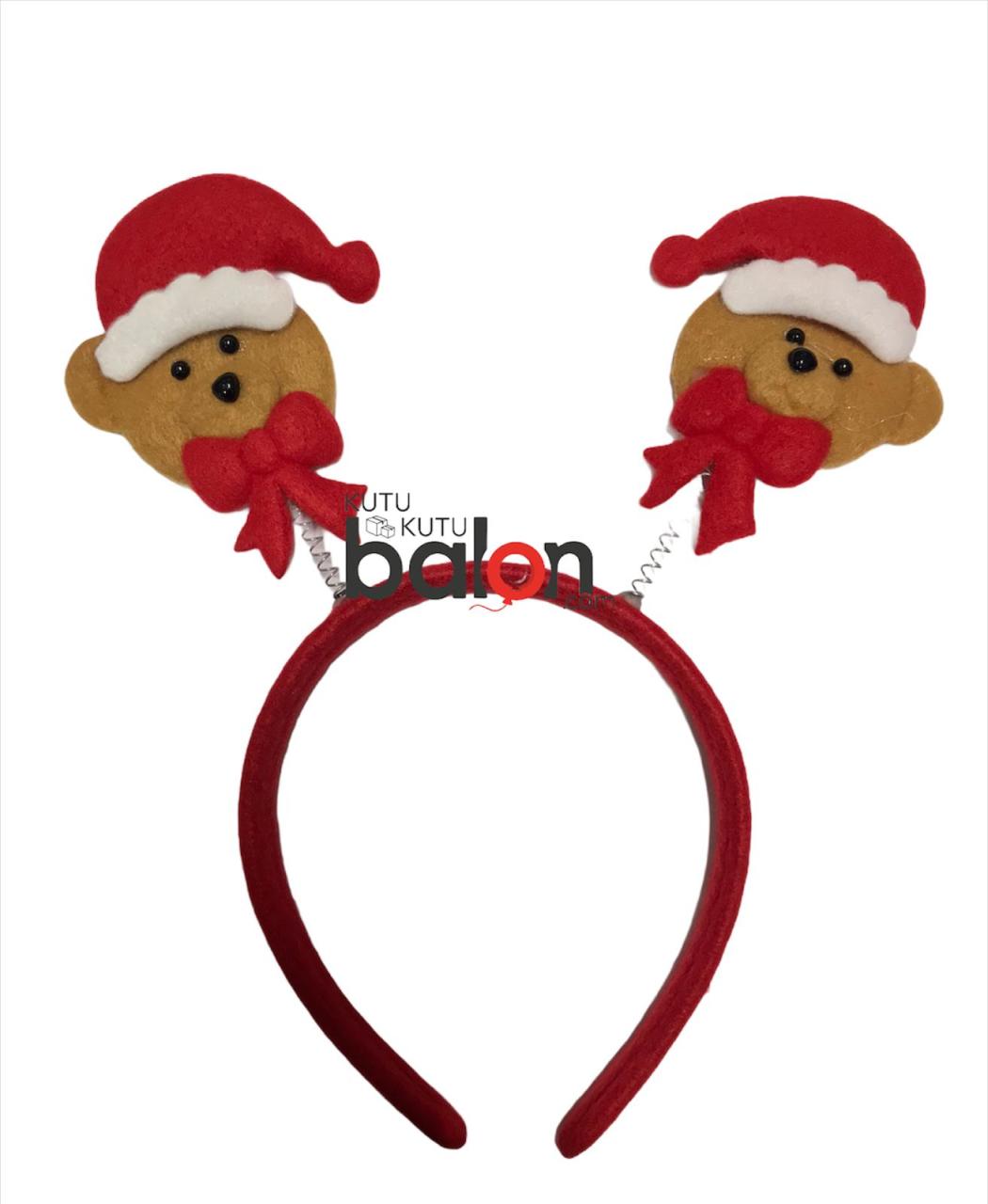 Yılbaşı Peluş Figürlü Taç Ayıcık