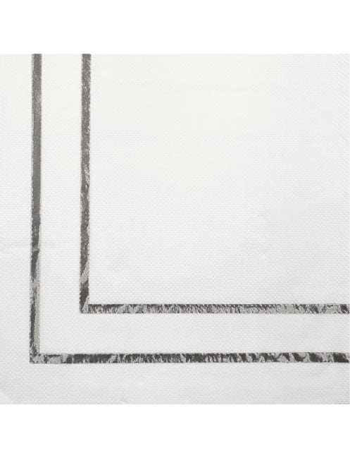 Kağıt Peçete Varaklı Çerçeve Model Gümüş 20 Parça