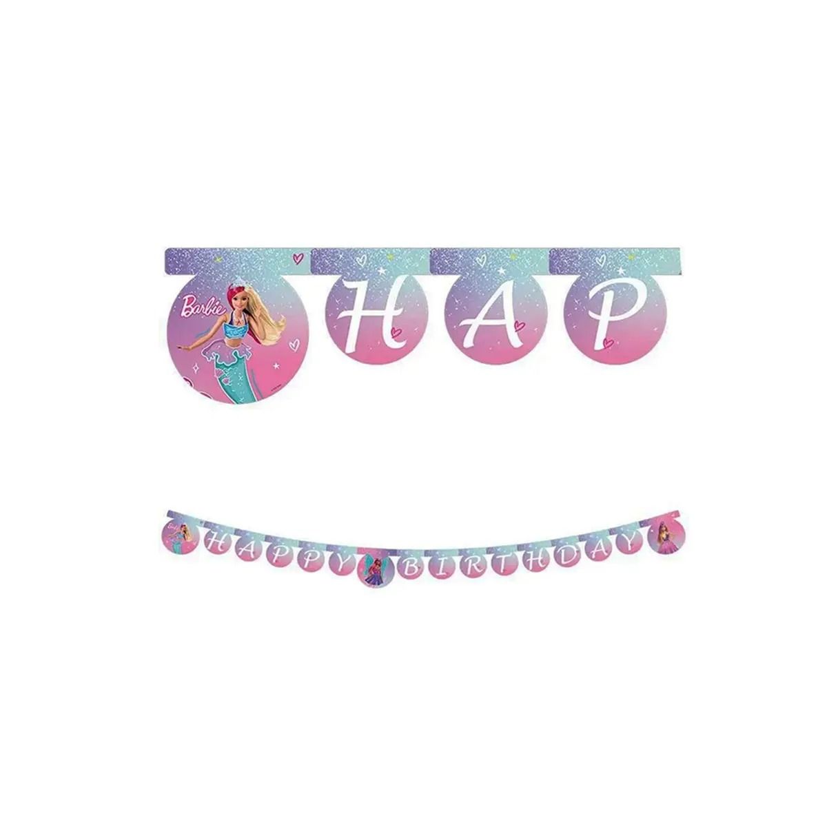 Barbie Happy Birthday Banner