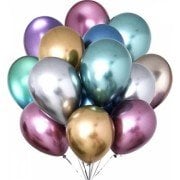 Mirror (Krom) Balon Karışık 12 İnç - 50 Adet