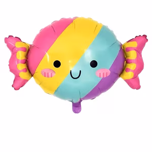 Renkli Şeker Folyo Balon 63-45 Cm 7326