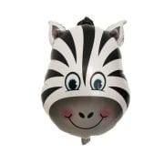 Zebra Kafa Folyo Balon 22''