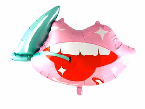 Pembe Dudak Folyo Balon 87-63 Cm 9191