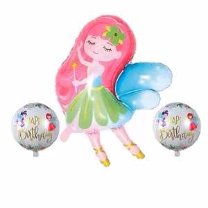 Peri Kız Folyo Set 3'lü Balon 34'' - 18'' 2451