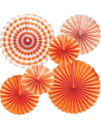 Yelpaze Süs Turuncu 6'lı