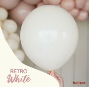 Kalisan 12'' Retro White 100'lü Balon
