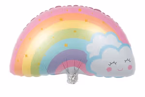 Makaron Gökkuşağı Folyo Balon 53-43 Cm 4561