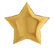 24'' Gold Yıldız Folyo Balon