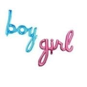 Girl 98*54 Cm Boy 83*83 Cm İmza Set Folyo Balon 3090