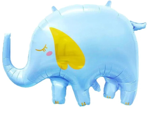 Mavi Fil Folyo Balon 84*59 Cm 4189