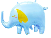 Mavi Fil Folyo Balon 84*59 Cm 4189