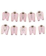 Kağıt Banner Dişim Çıktı Pembe Varaklı