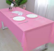 Pembe Masa Örtüsü 120*180 cm