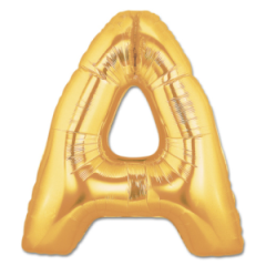 40'' Gold A Harf Folyo Balon  100 Cm