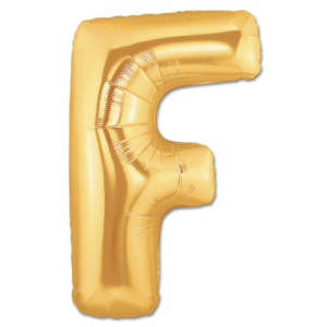 40'' Gold F Harf Folyo Balon  100 Cm