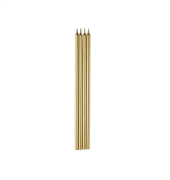 25 Cm 6'lı Mum Gold