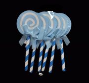 Lolipop Şekilli Pipet Süs Karışıktır
