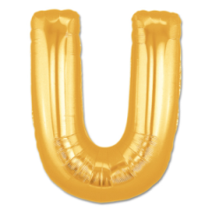 40'' Gold U Harf Folyo Balon  100 Cm