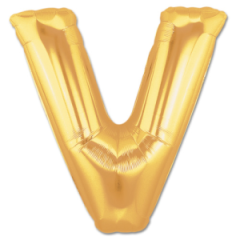 40'' Gold V Harf Folyo Balon  100 Cm