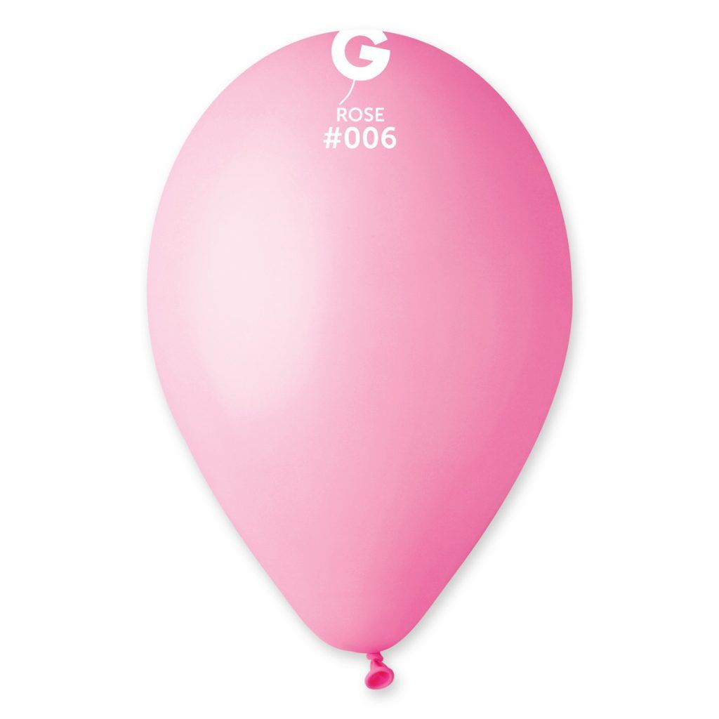 Gemar 12'' Pastel Gül Pembe 100 Adet #006