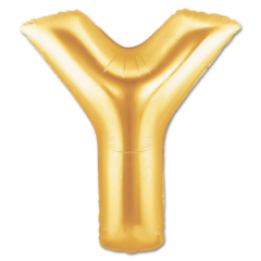 40'' Gold Y Harf Folyo Balon  100 Cm