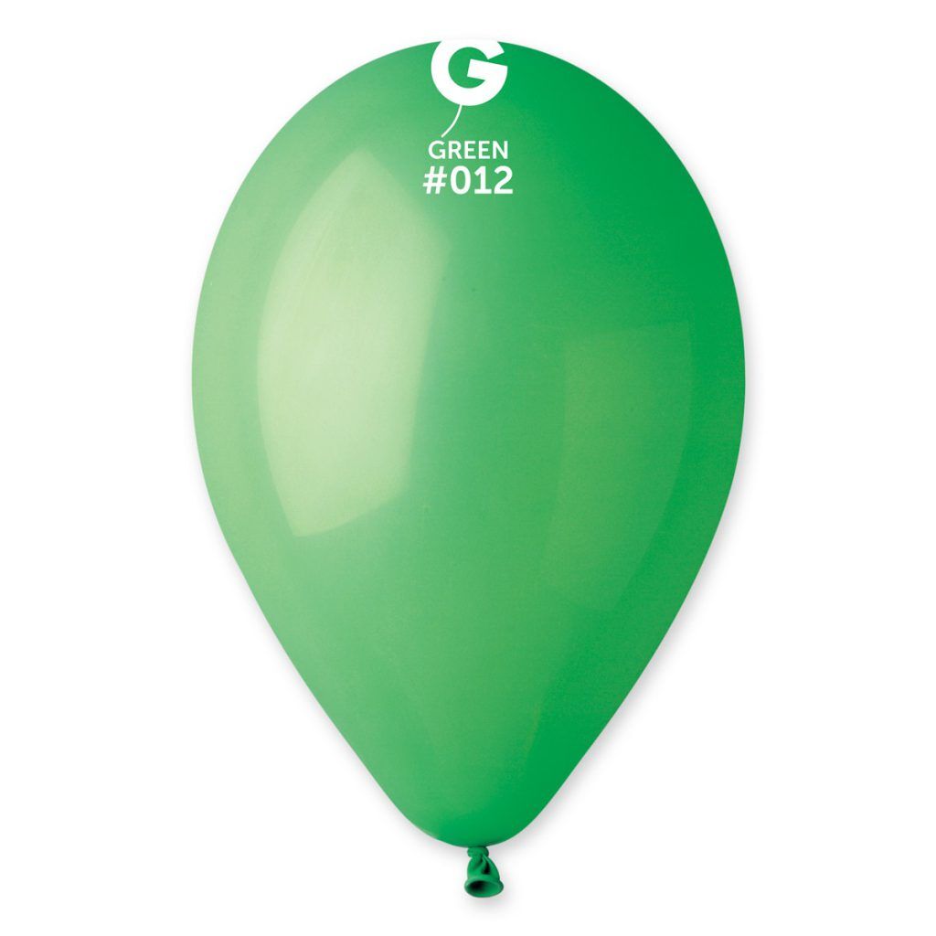 Gemar 12'' Pastel Koyu Yeşil 100 Adet #012