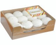 Ekonomik Yüzen Mum Oval - 24'lü