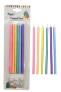 Mum İnce Makaron Renkli 15 cm 6 Parça