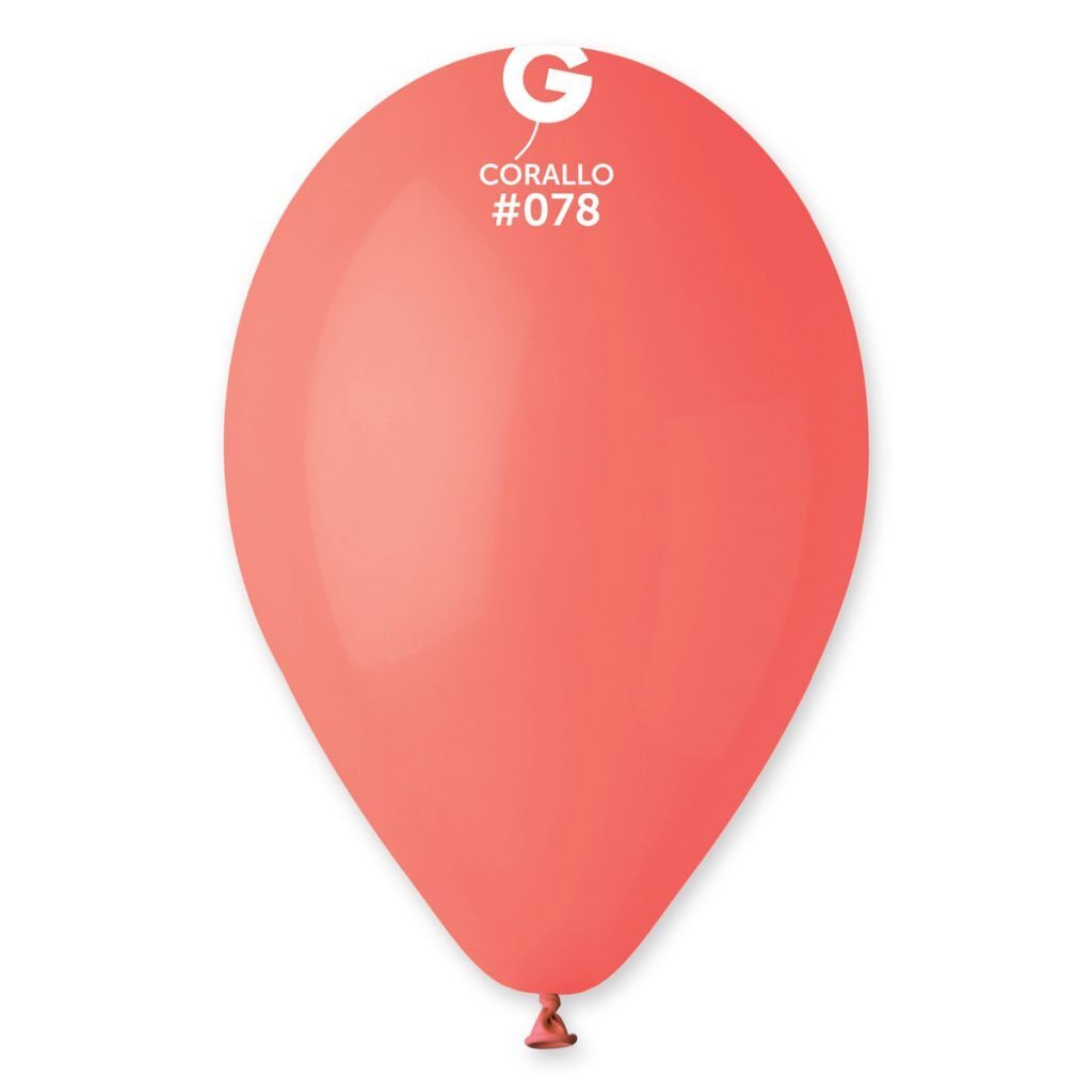 Gemar 12'' Pastel Mercan 100 Adet #078