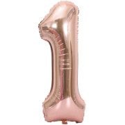 40'' Rose Gold 1 Rakam Folyo Balon  100 Cm