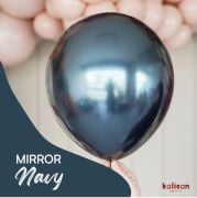 Kalisan 12'' Krom Gece Mavisi ( Mirror Navy ) 50'li Balon