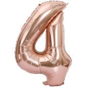 40'' Rose Gold 4 Rakam Folyo Balon  100 Cm
