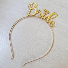 Bride Metal Taç Taşlı GOLD