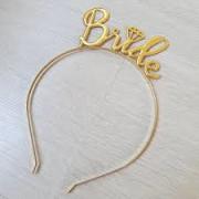 Bride Metal Taç Taşlı GOLD