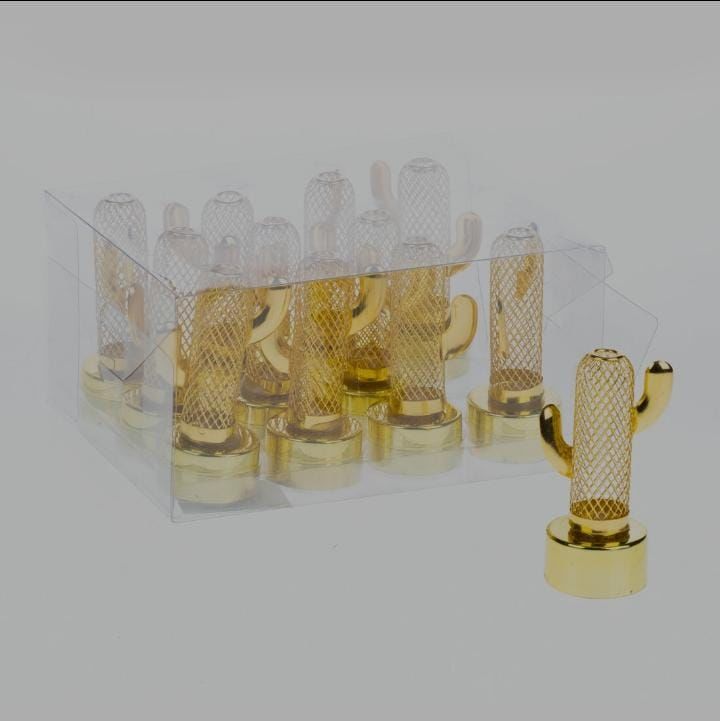 Dekoratif Gold Kaktüs Led ( 1 ADET ) 9500
