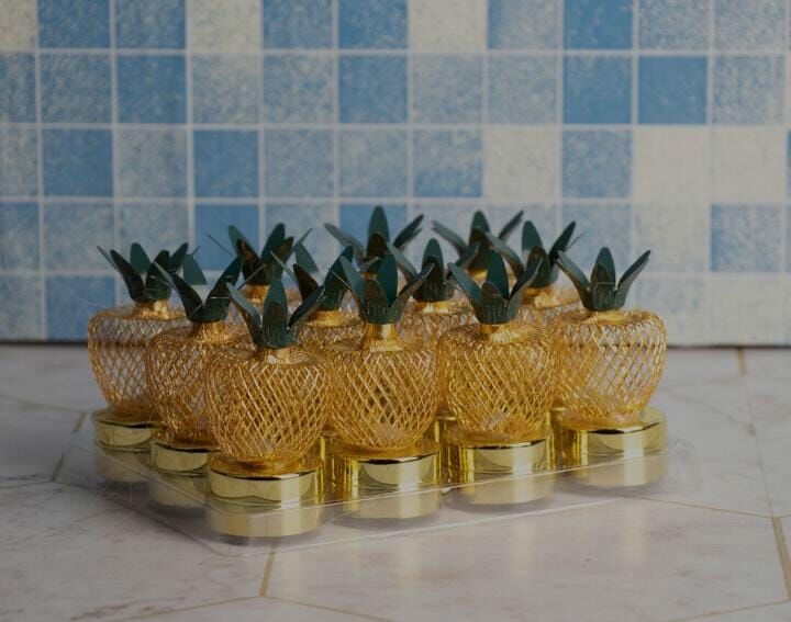 Dekoratif Gold Ananas Led ( 1 ADET ) 9500-1