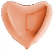 18'' Rose Gold Kalp Folyo Balon