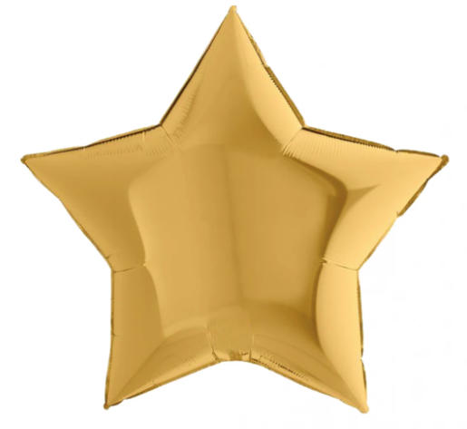 18'' Gold Yıldız Folyo Balon