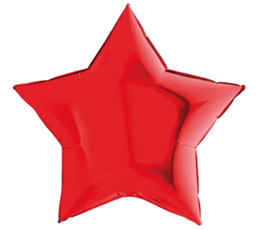 18'' Kırmızı Yıldız Folyo Balon