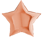 18'' Rose Gold Yıldız Folyo Balon