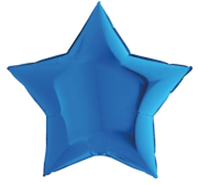 18'' Mavi Yıldız Folyo Balon