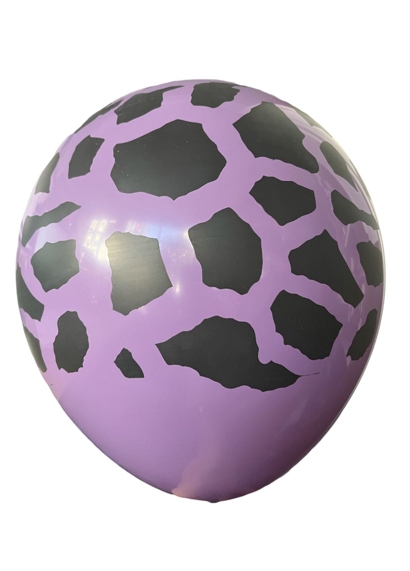 Kalisan 12'' Safari Zürafa Baskılı Balon Lavanta 25'li