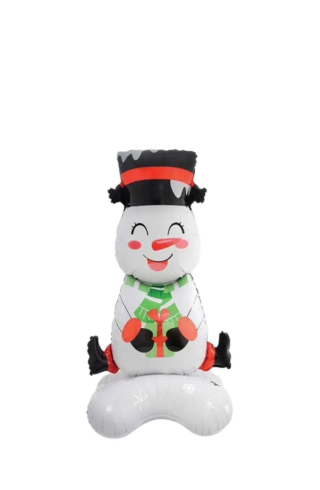Ayaklı Küçük Oturan Kardan Adam Folyo Balon 59*37 cm 8491