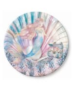 Karton Tabak Deniz Kızı Temalı 23 Cm 8 Parça