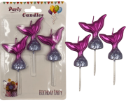 Mum Çubuklu Deniz Kızı Kuyruğu Tema 3 Parça