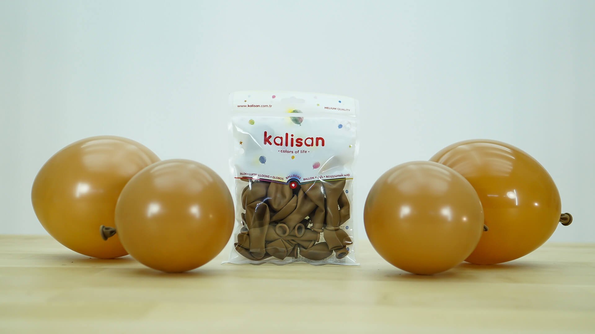 5'' Standart Balon Karamel Kahve 100’lü