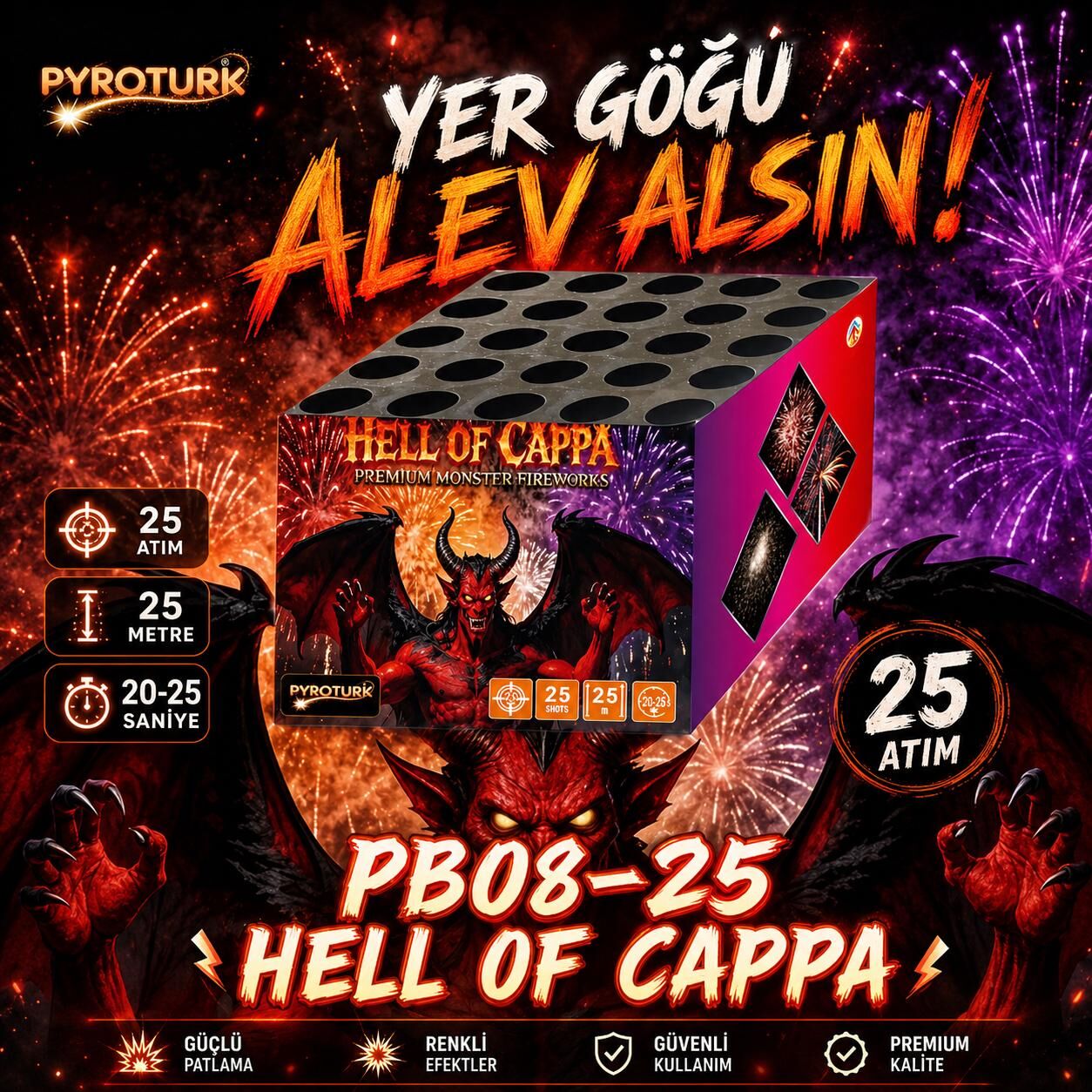 25 Atar Özel Mini Polimer Batarya
