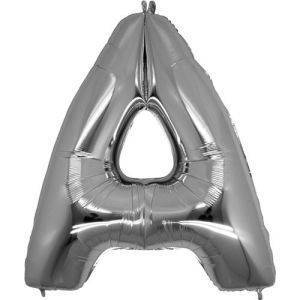 16'' Gümüş A Harf Folyo Balon