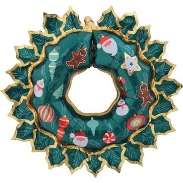 Yılbaşı Kapı Süsü Folyo Balon 80*67 cm 8255