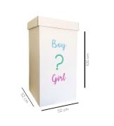 Cinsiyet Partisi Kutusu 52*52*100 Cm